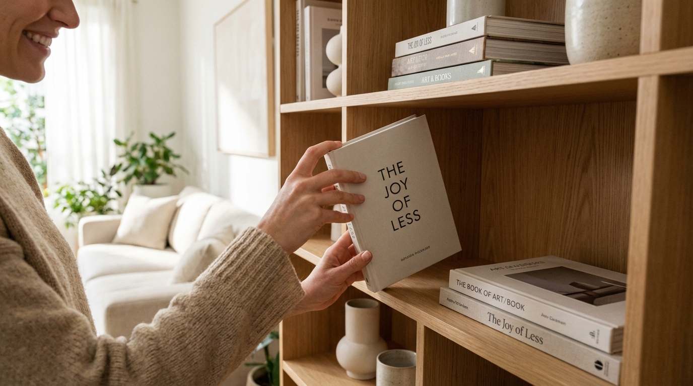 découvrez une méthode de rangement simple et efficace qui prouve qu'il ne faut pas tout faire en même temps pour obtenir un espace organisé et agréable.